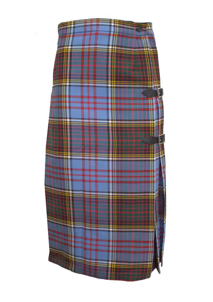 Queens High School Kilt Blue/Red/Black Tartan